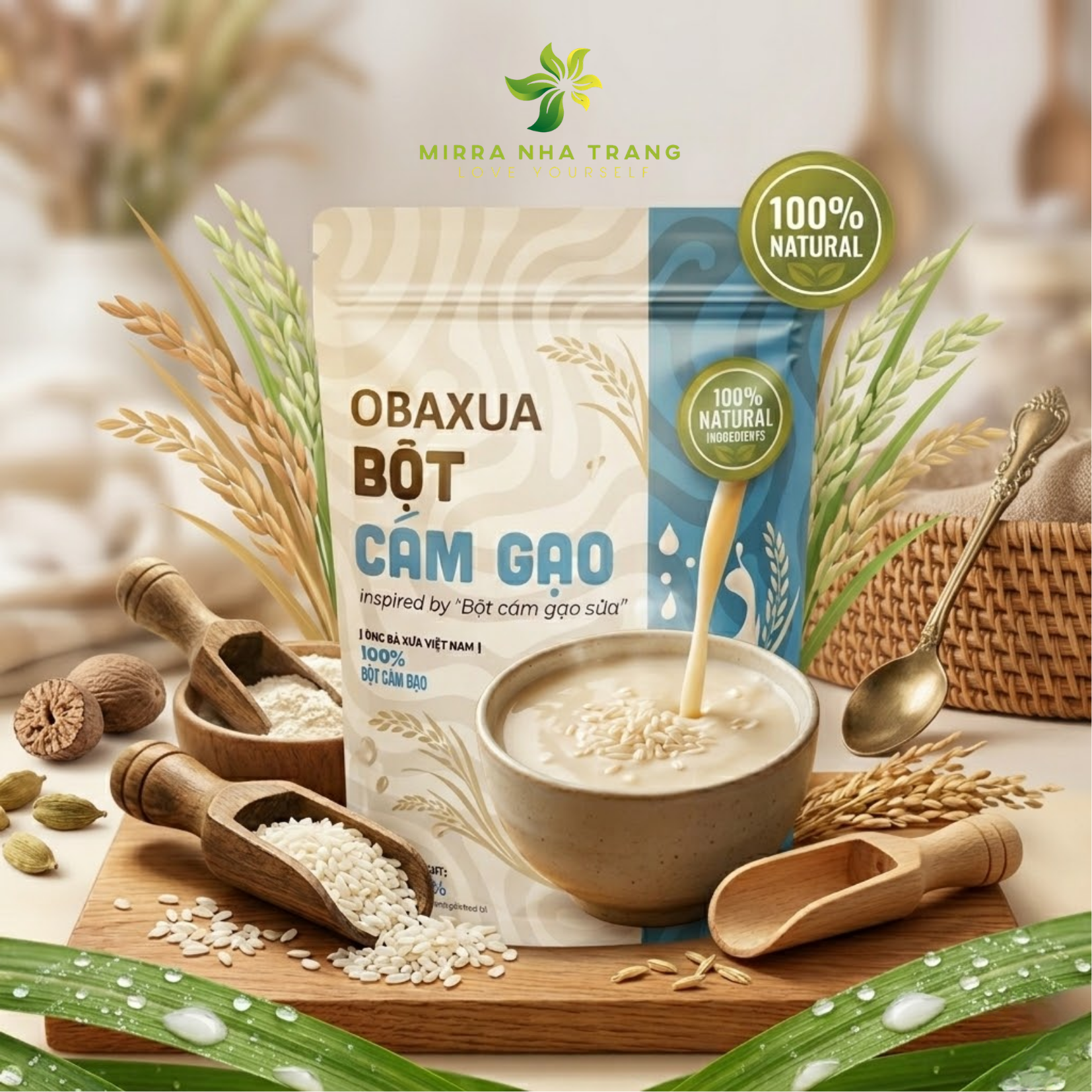 Bột Cám Gạo Sữa