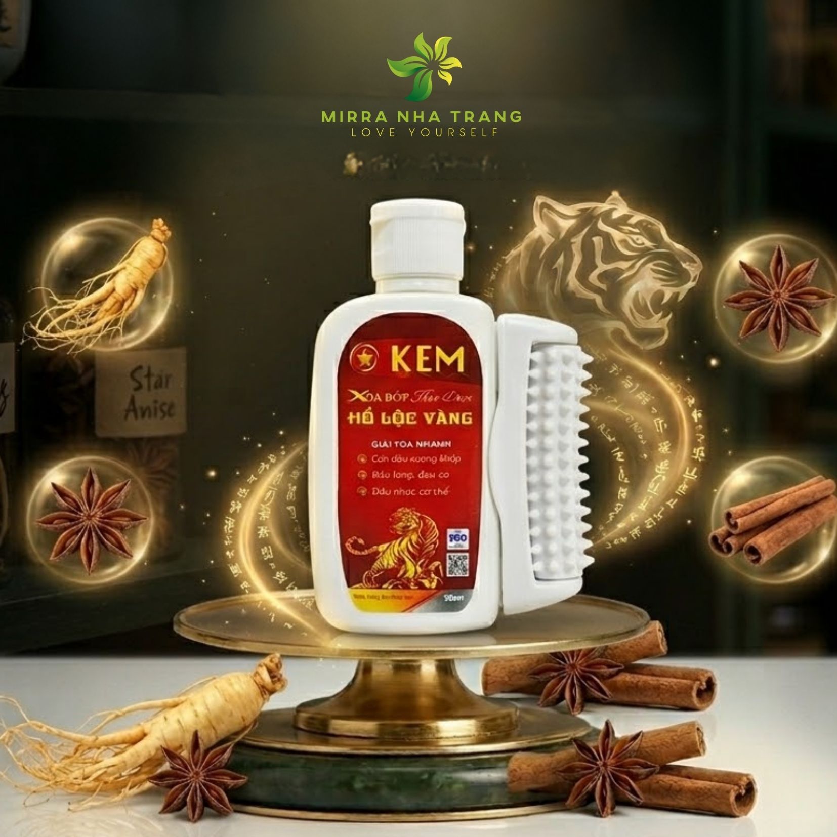 Hổ Lộc Vàng Herbal Balm 