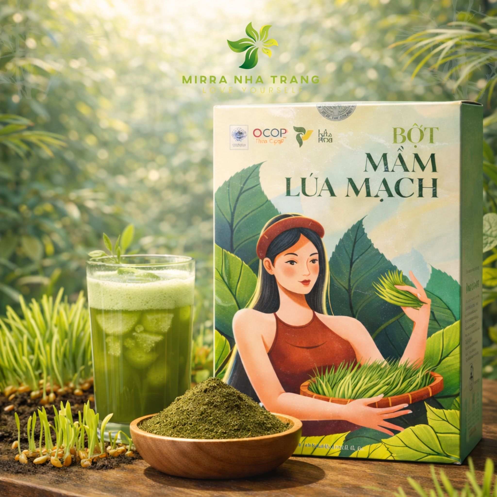 Mầm Lúa Mạch Порошок из ростков ячменя