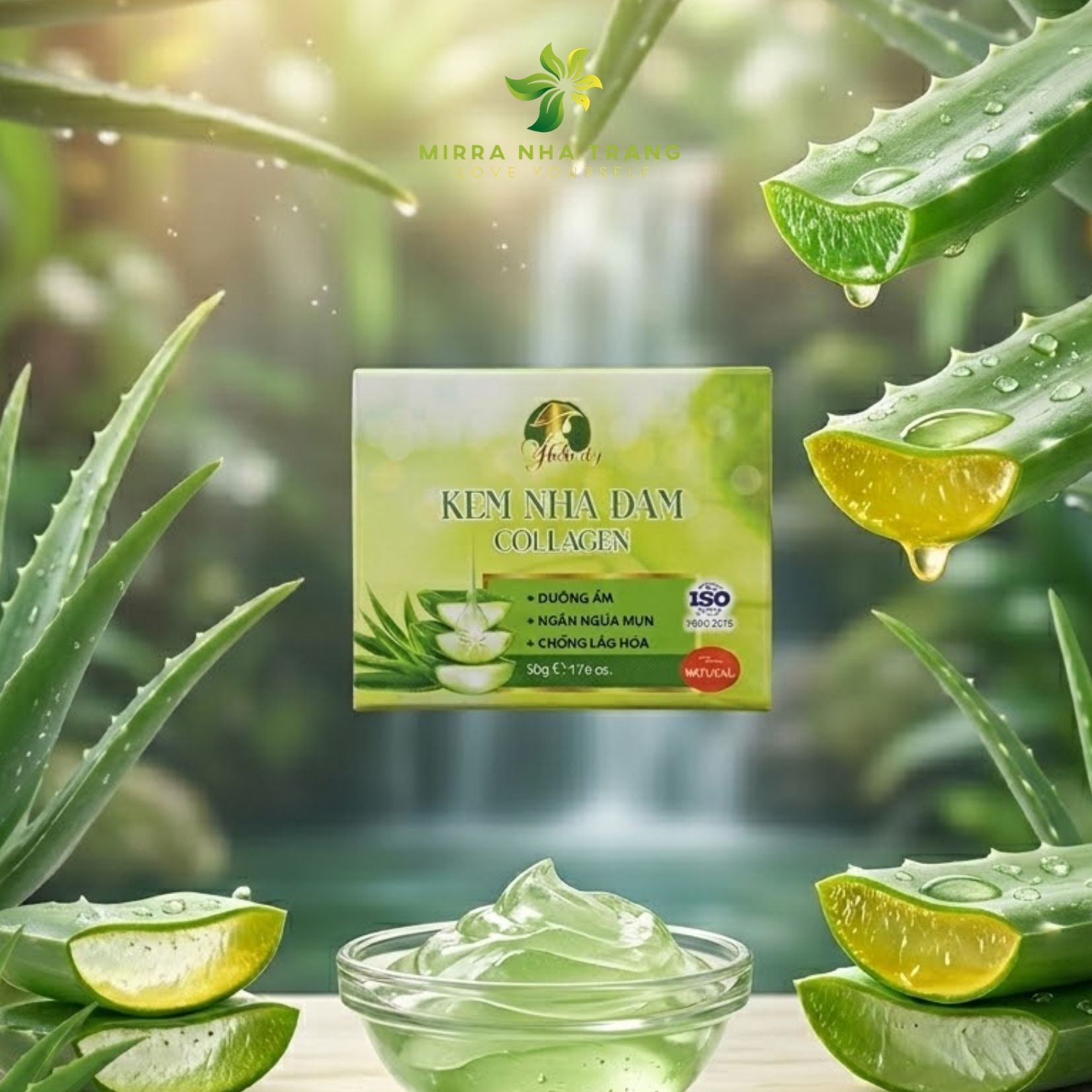 Miss Collagen Nha Đam Коллагеновый крем для лица  с Алоэ Вера