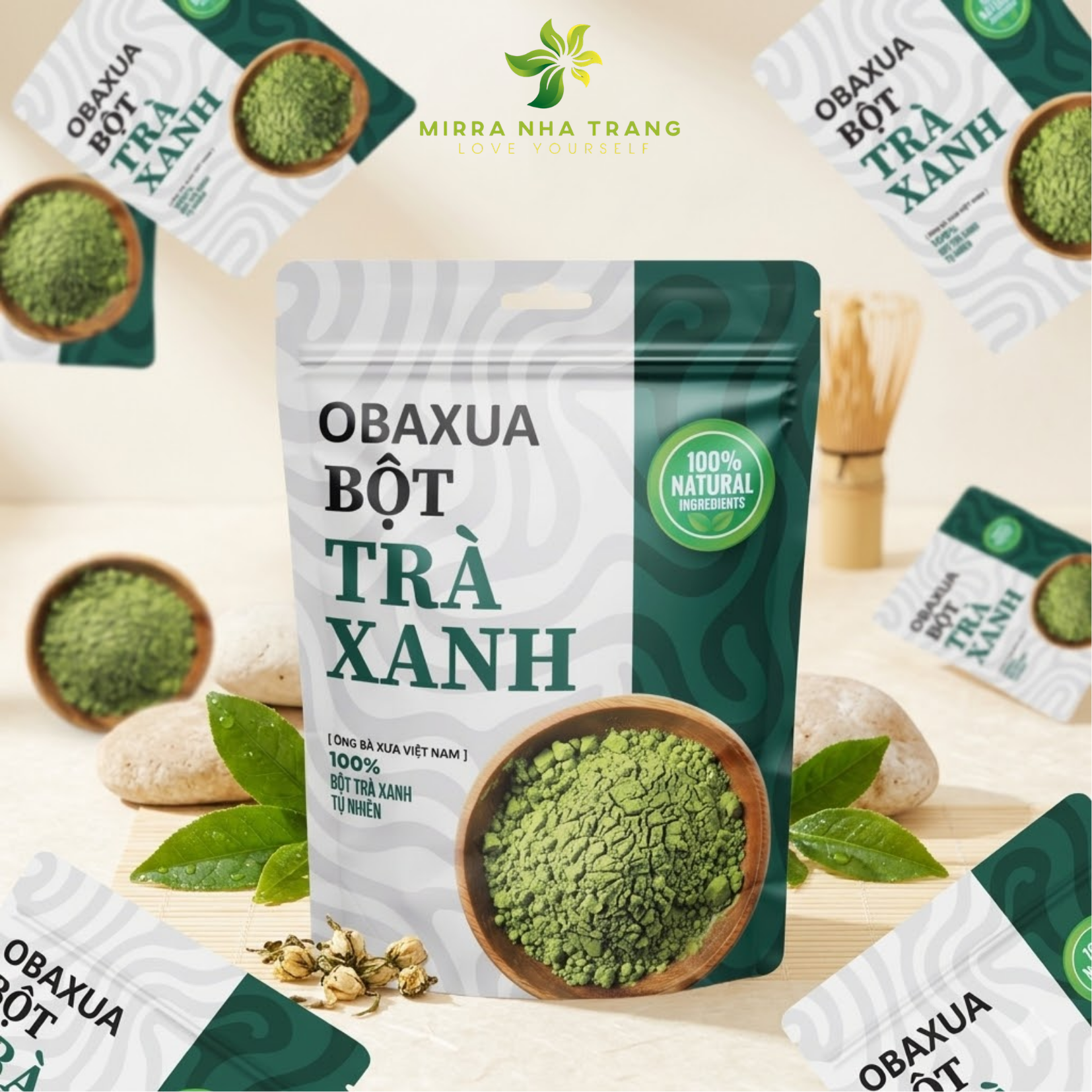 Bột Trà Xanh Маска из зеленого чая